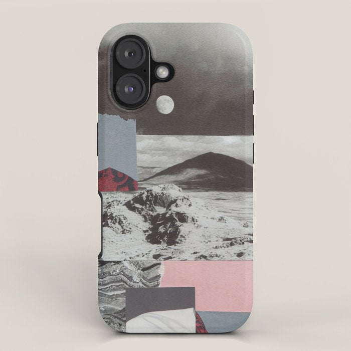 Mountains / Paper Collage iPhone Case Gallery Image 1