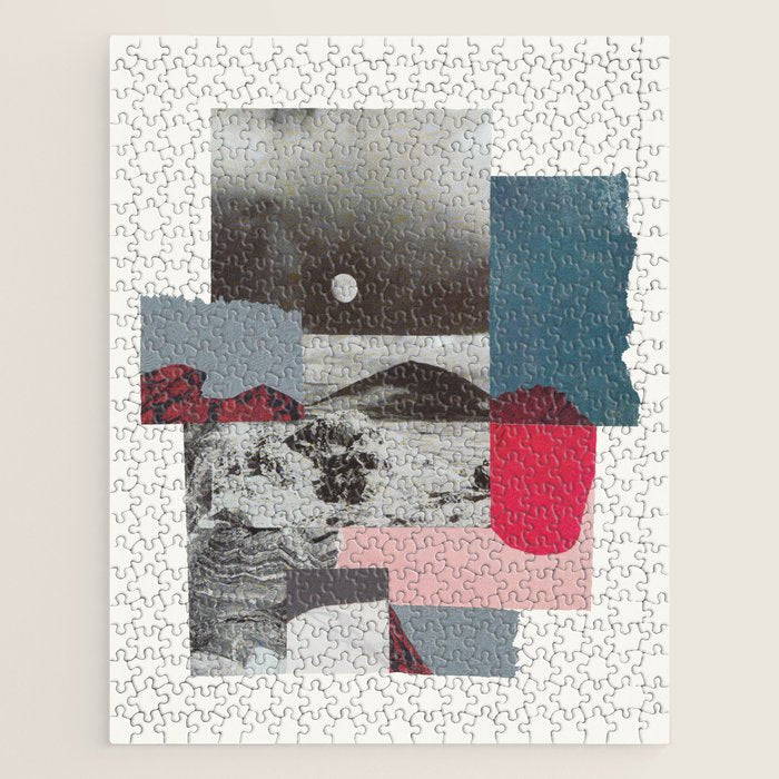 Mountains / Paper Collage Jigsaw Puzzle Gallery Image 1