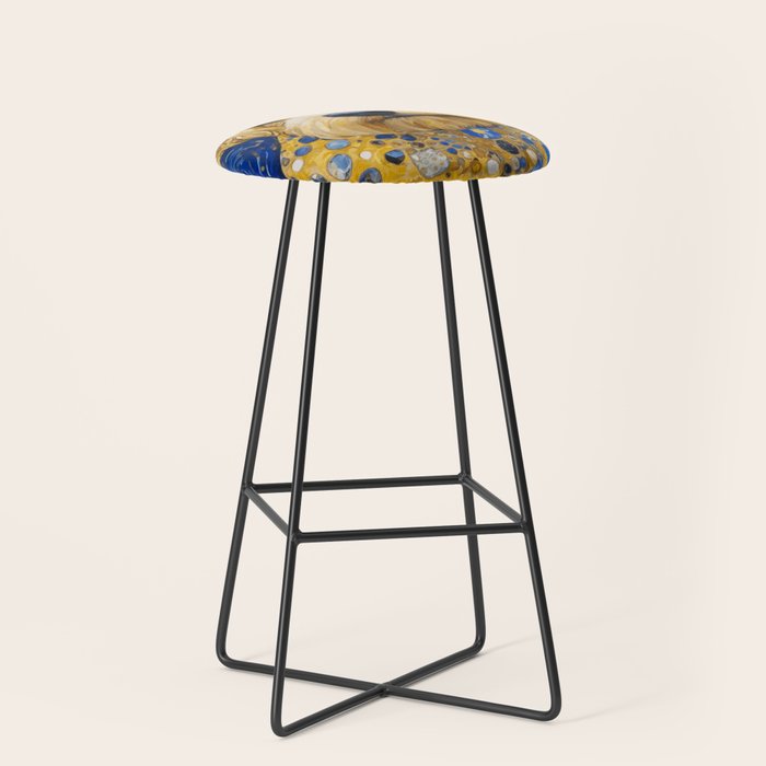 Gustav Klimt Dog in a Starry Night Landscape Stool Gallery Image 1