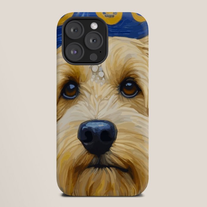 Gustav Klimt Dog in a Starry Night Landscape iPhone Case Gallery Image 20