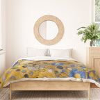 Gustav Klimt Dog in a Starry Night Landscape Duvet Cover Gallery Image 3
