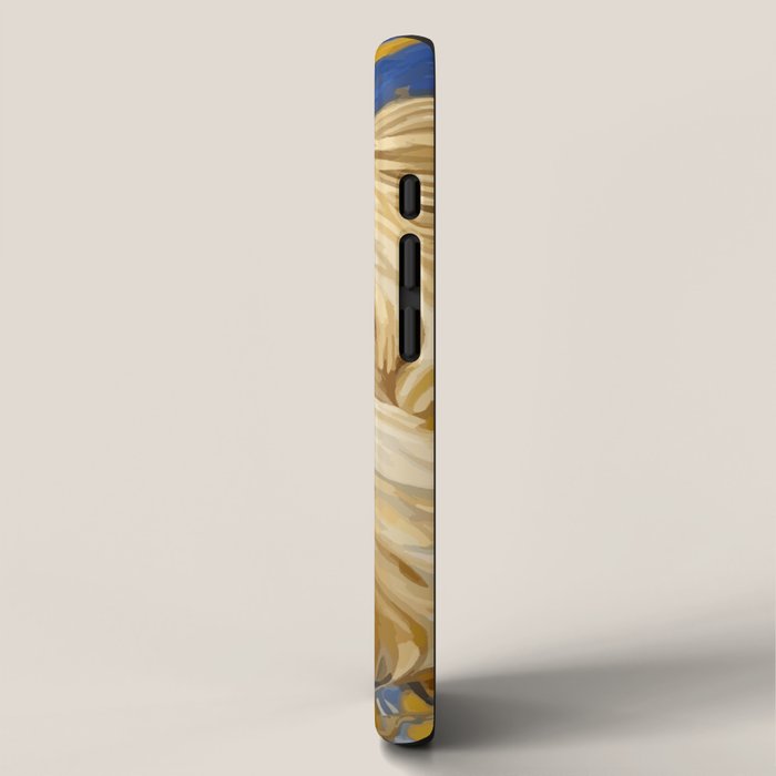 Gustav Klimt Dog in a Starry Night Landscape iPhone Case Gallery Image 2