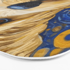 Gustav Klimt Dog in a Starry Night Landscape Bath Mat Gallery Image 3