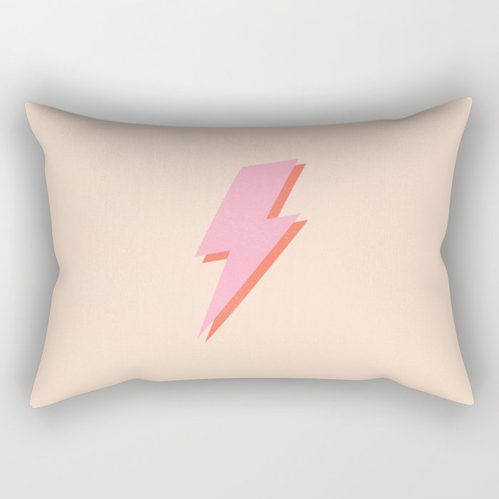 Thunderbolt: The Peach Edition Rectangular Pillow Gallery Image 2