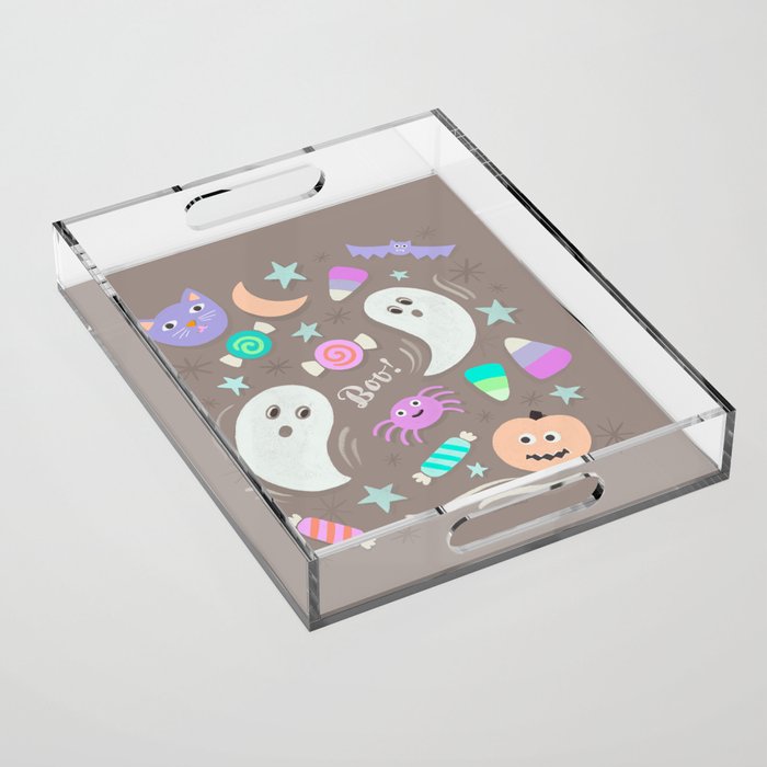 Halloween in Pastels Acrylic Tray Gallery Image 1