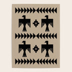 Southwestern Eagle and Arrow Pattern 125 Poster Gallery Image 4