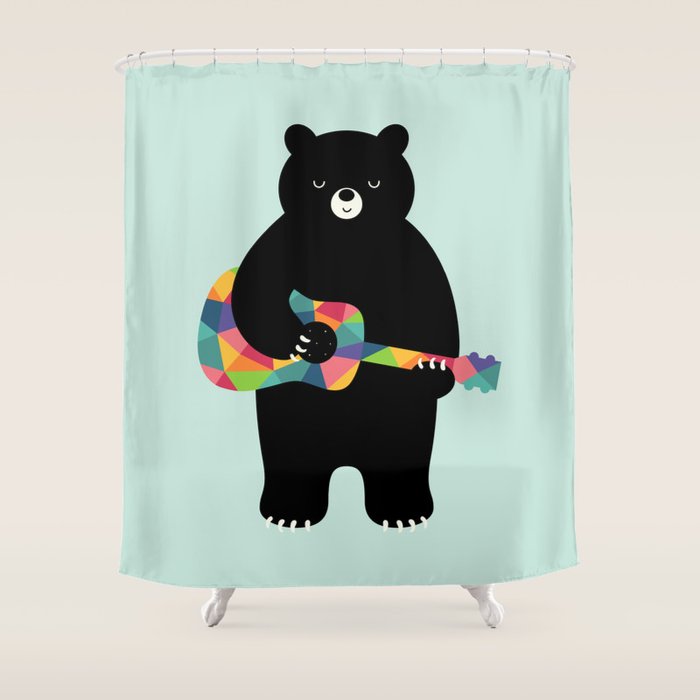 Happy Song Shower Curtain Gallery Image 1