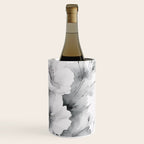 Delicate Monochrome Greyscale Flower Serenity  Wine Chiller Gallery Image 3