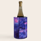 Galaxy Pattern Watercolor Wine Chiller Gallery Image 2
