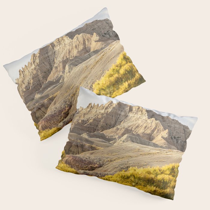 Sunrise over the Badlands x Badlands National Park Photography Pillow Sham Gallery Image 3