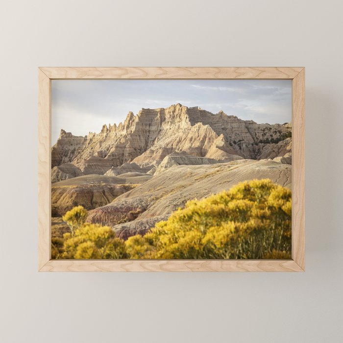 Sunrise over the Badlands x Badlands National Park Photography Mini Art Print Gallery Image 1