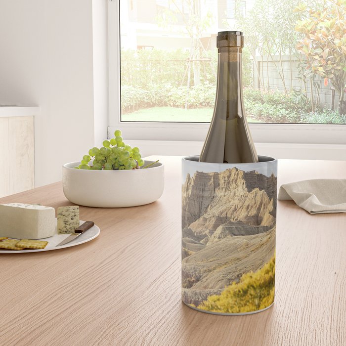 Sunrise over the Badlands x Badlands National Park Photography Wine Chiller Gallery Image 4