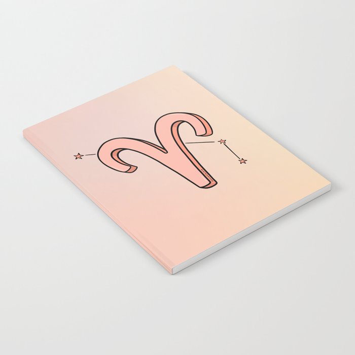 Aries Symbol Notebook Gallery Image 1
