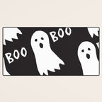 Boo halloween ghost Desk Mat Gallery Image 3