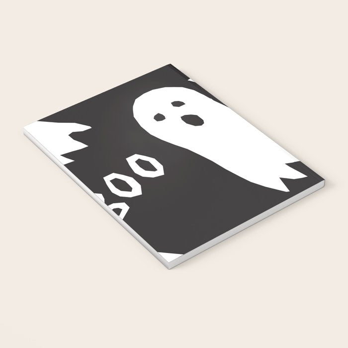 Boo halloween ghost Notebook Gallery Image 3