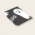 Boo halloween ghost Notebook Gallery Image 3