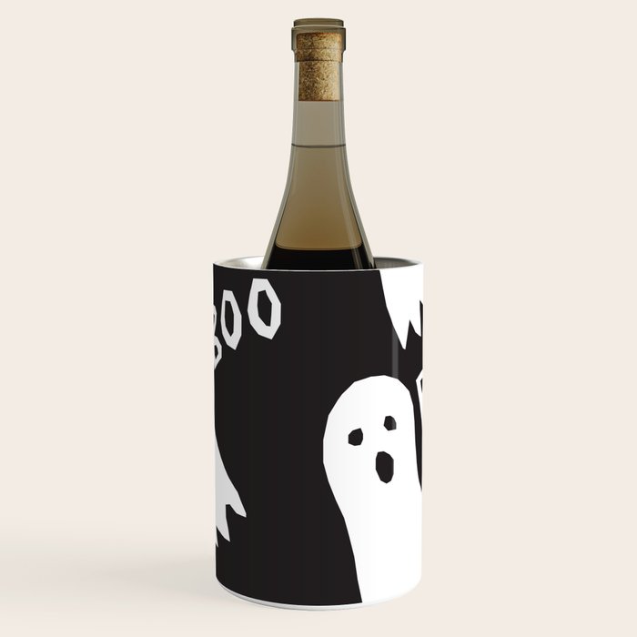 Boo halloween ghost Wine Chiller Gallery Image 3