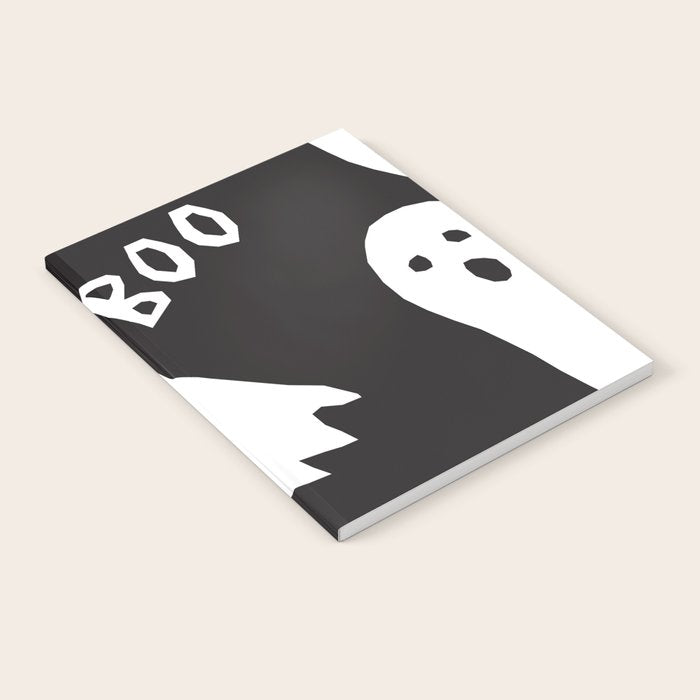 Boo halloween ghost Notebook Gallery Image 1