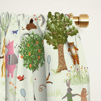 Animals' Garden Party Window Curtain Gallery Image 2