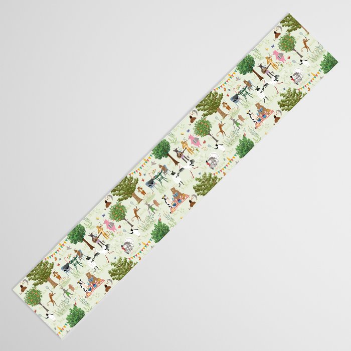 Animals' Garden Party Table Runner Gallery Image 3