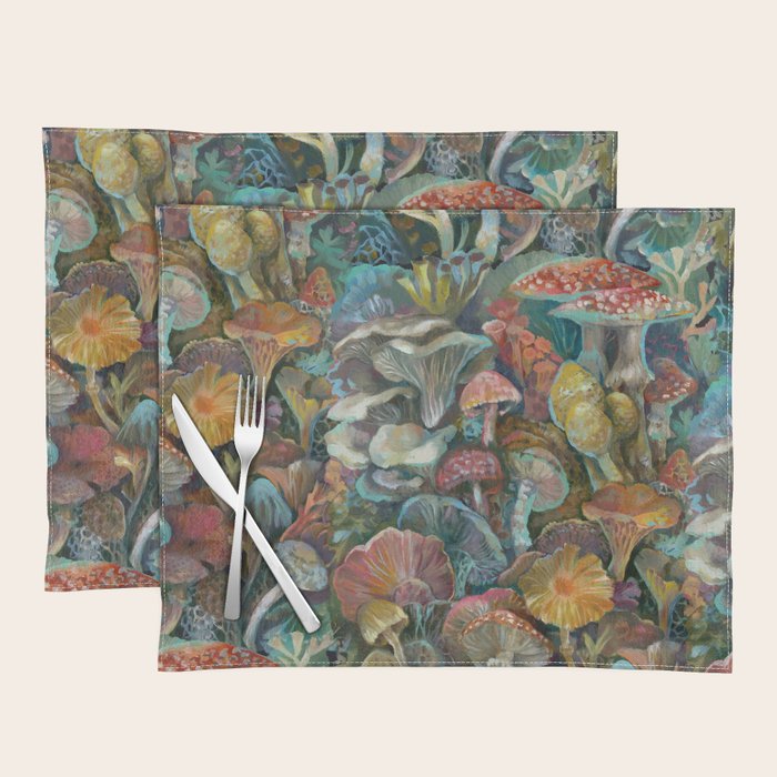 Magic Mushroom Garden Placemat Gallery Image 1