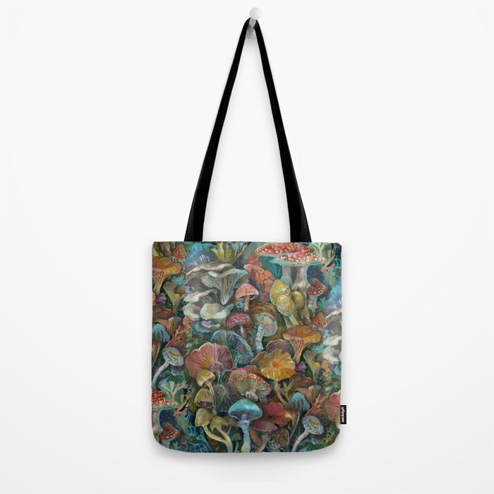 Magic Mushroom Garden Tote Bag Gallery Image 2