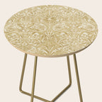William Morris Vintage Bluebell Gold & Vellum Side Table Gallery Image 2