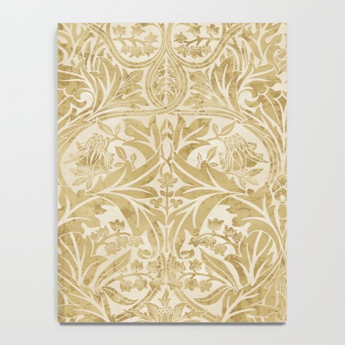William Morris Vintage Bluebell Gold & Vellum Notebook Gallery Image 4