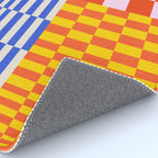 Retro Checkerboard Collage 03 Rug Gallery Image 4