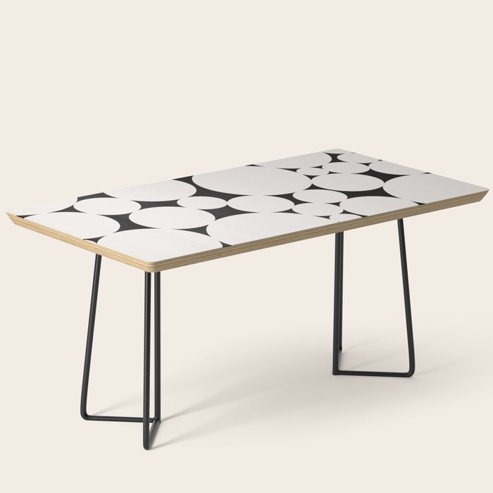 Circular Collage - Black and White Coffee Table Gallery Image 1