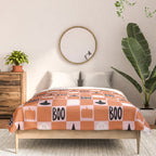Halloween Checkered Print in Pink Comforter Gallery Image 3