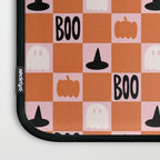 Halloween Checkered Print in Pink Laptop Sleeve Gallery Image 3