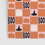 Halloween Checkered Print in Pink Poster Gallery Image 3