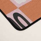 Halloween Checkered Print in Pink Desk Mat Gallery Image 4