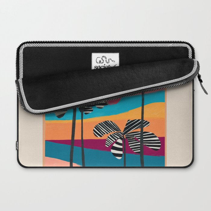 Tropical Sunset Palms I Laptop Sleeve Gallery Image 2