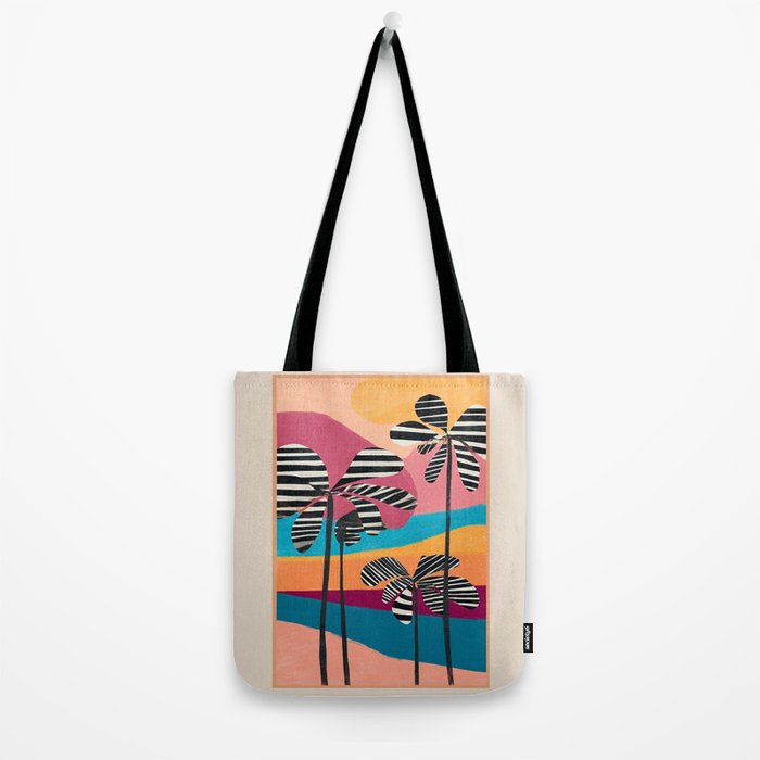 Tropical Sunset Palms I Tote Bag Gallery Image 2