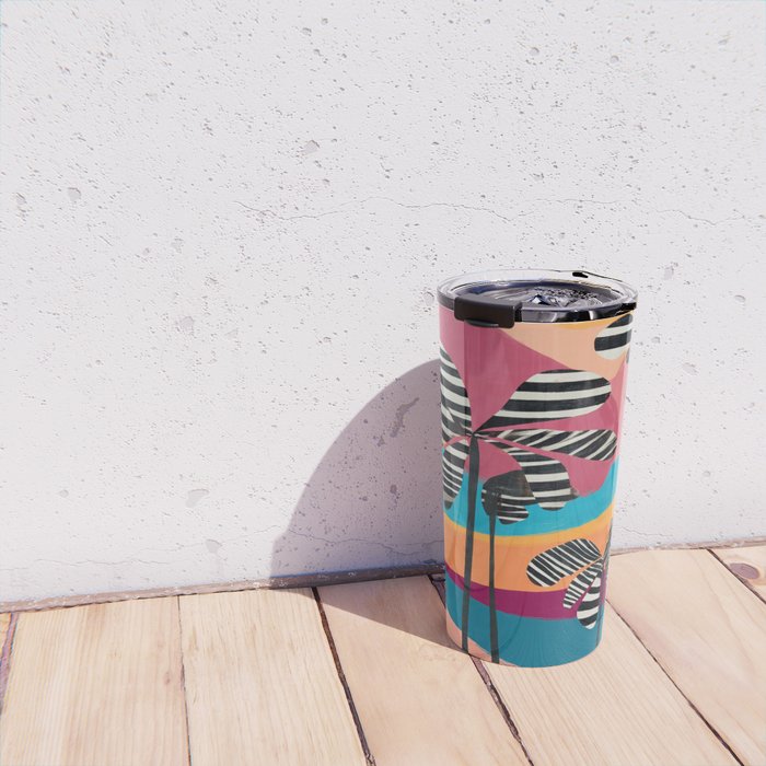 Tropical Sunset Palms I Travel Mug Gallery Image 4