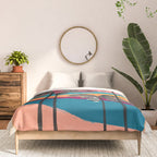 Tropical Sunset Palms I Comforter Gallery Image 3