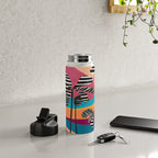 Tropical Sunset Palms I Water Bottle Gallery Image 4