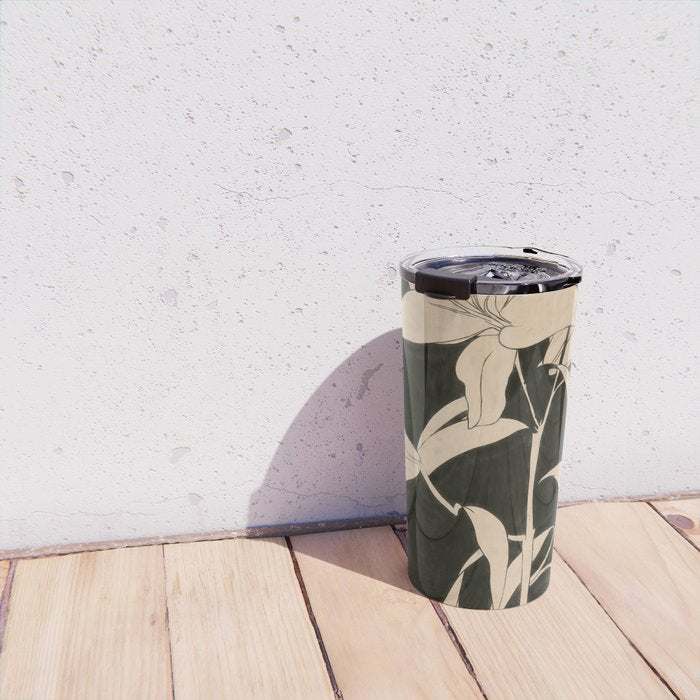 Minimalist Flowers 6 Travel Mug Gallery Image 4