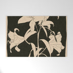 Minimalist Flowers 6 Welcome Mat Gallery Image 1