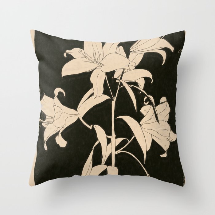 Minimalist Flowers 6 Throw Pillow Gallery Image 6