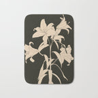 Minimalist Flowers 6 Bath Mat Gallery Image 1