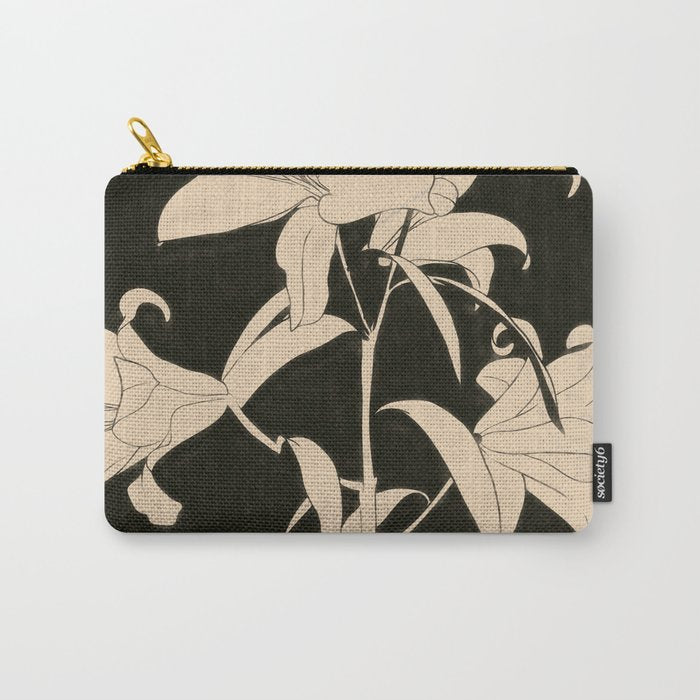 Minimalist Flowers 6 Carry All Pouch Gallery Image 1
