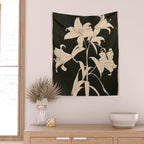 Minimalist Flowers 6 Wall Tapestry Gallery Image 2