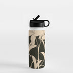 Minimalist Flowers 6 Water Bottle Gallery Image 1