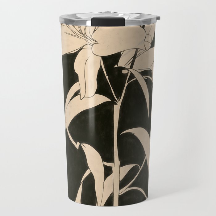 Minimalist Flowers 6 Travel Mug Gallery Image 1