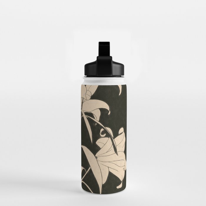 Minimalist Flowers 6 Water Bottle Gallery Image 2
