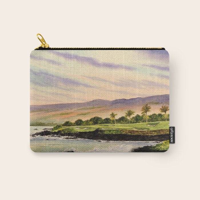 Mauna Kea Golf Course Hawaii Hole 3 Carry All Pouch Gallery Image 1