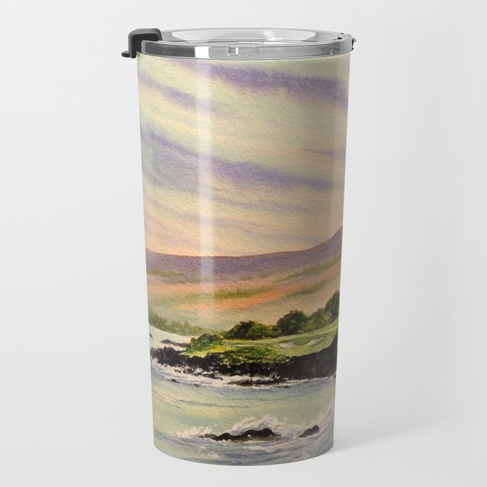 Mauna Kea Golf Course Hawaii Hole 3 Travel Mug Gallery Image 3
